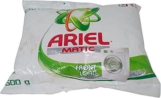 Ariel Detergent Powder - Matic Front Load, 500g Pouch