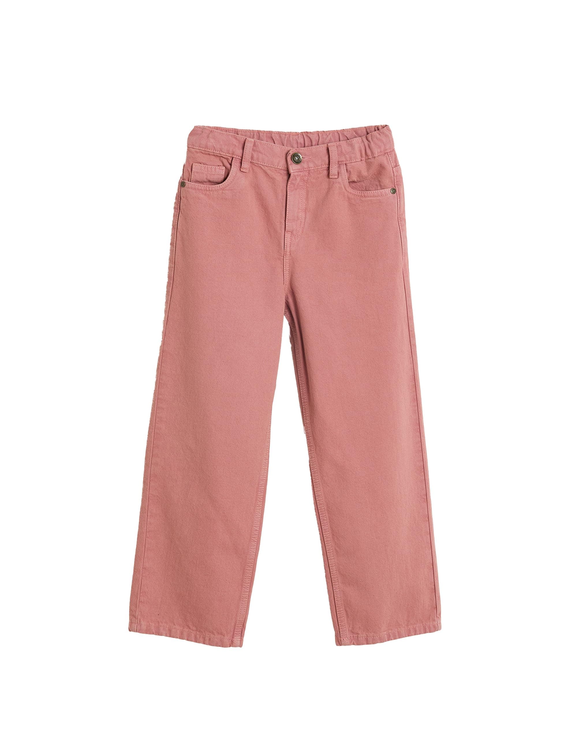 Amazon Brand - Symbol Girls Cotton Wide Leg Fit Jeans | Casual Denim | Age 6-14 Years