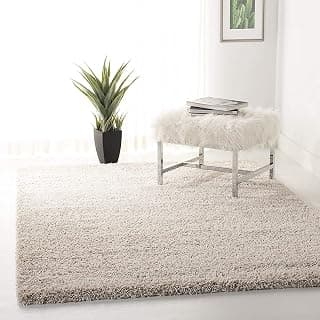 Soft Fluffy Shag Area Rugs For Living Room,Shaggy Floor Rectangular Carpet For Bedroom,Girls Carpets Kids Home Decor Rugs,Cute Luxury Non-Slip[Size 3X5 Feet].,Beige