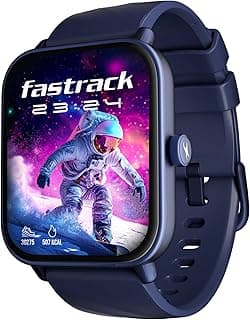 Fastrack Fastrack Limitless Glide X 1.83" Smart Watch with Ultra UV HD Display, SpO2, Heart Rate & Sleep Tracking, Bluetooth Calling, 100+ Sports Modes, 5-Day Battery, Smartwatch for Men & Women (Blue)