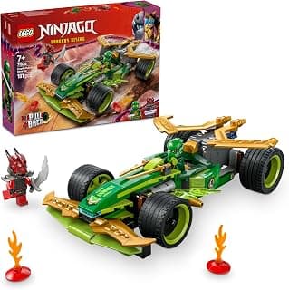 LEGO NINJAGO Lloyd’s Pull-Back Race Car Pretend Play Toy Set 71828 Building Blocks Toys for 7+ Gift for Boys and Girls