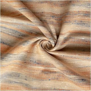 KHADI SADAN Solid Cotton Fabric Material for Men and Women(5 Meter,Wheat),Brown