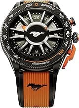 GOBOULT Newly Launched Mustang Stallion Smart Watch 1.43'' AMOLED Display, Rotating Bezel, BT Calling, 200+Watchfaces, 700 Nits Brightness, AI Voice Assistant, SpO2 Monitoring (Turbo Orange)