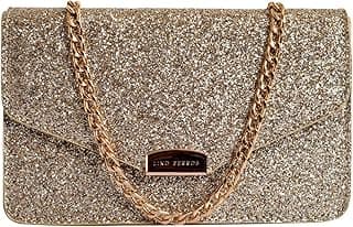 Lino Perros Texas Sprkle Golden Sling Bag