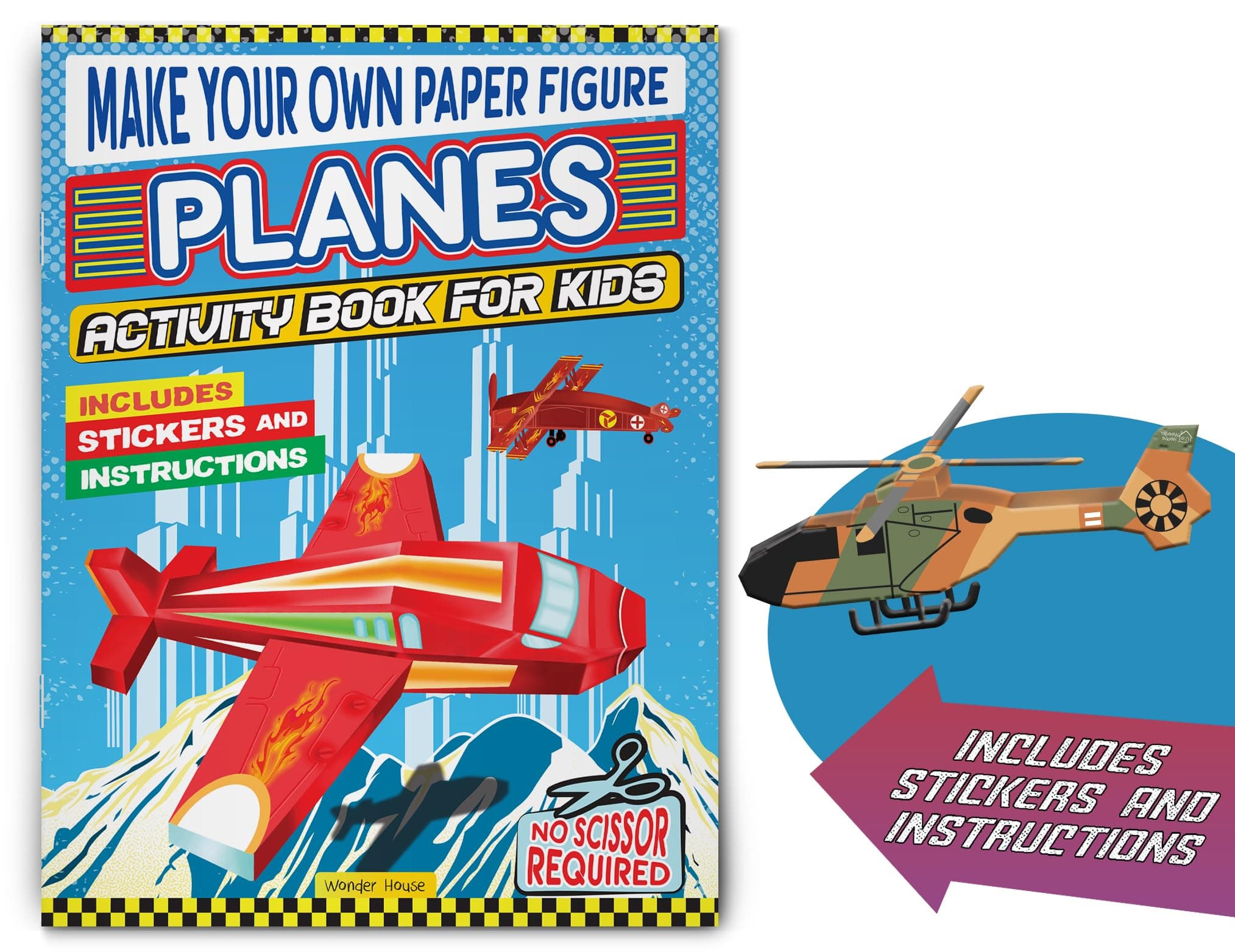 Make Your Own Paper Figures – Planes Cut, Fold & Create Flying Fun | Ages 6–10 | DIY Activity Book with Templates for 2+ Hours of Crafty Fun