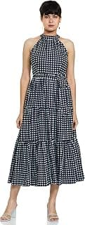 FabAlley Women's Georgette Maxi Casual Dress