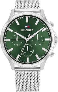 Tommy Hilfiger Green Dial Round Shaped Casual Men Watch_TH1710499W