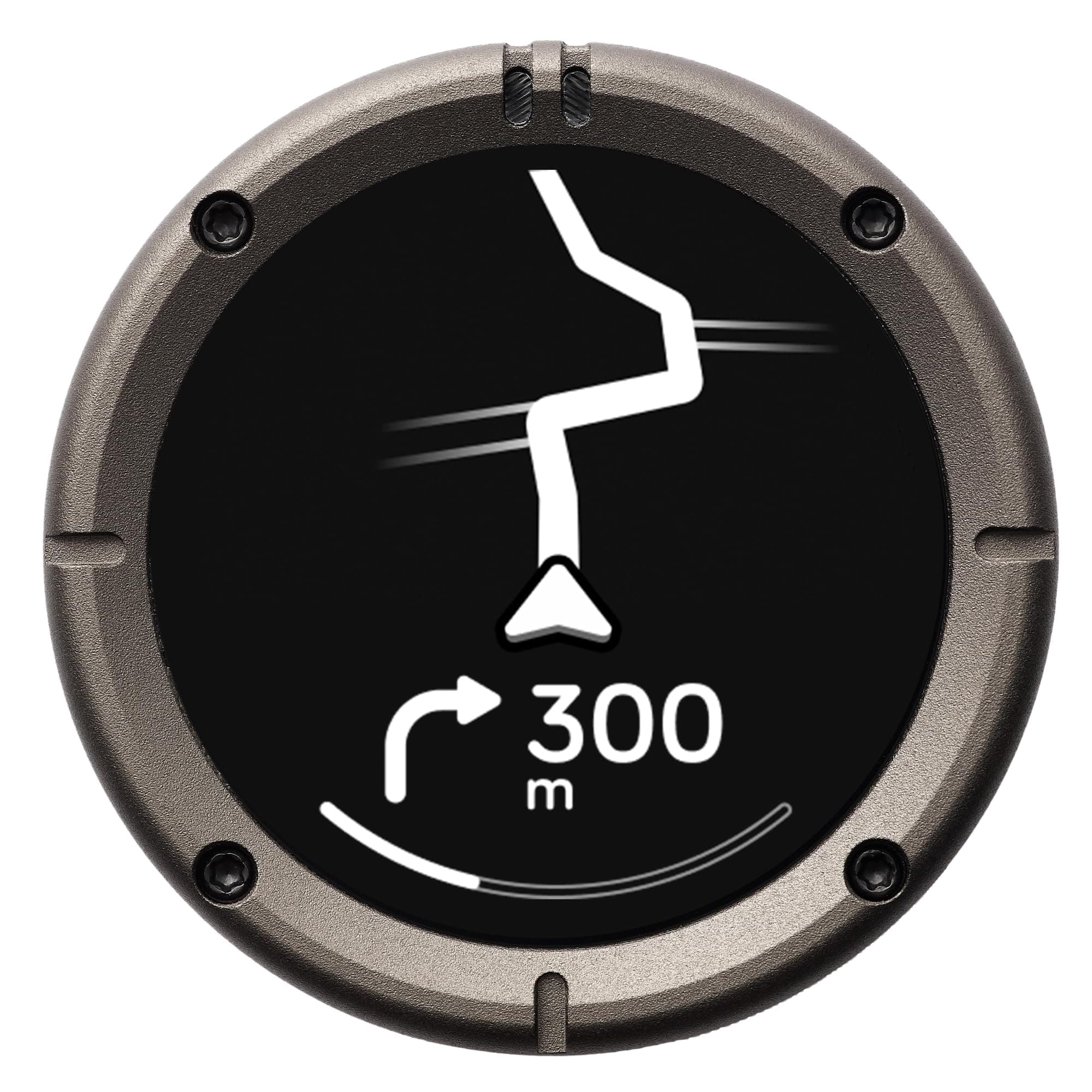 Beeline Moto II Metal - Navigation Device for Motorcycles | Global Navigation | Mini-map Interface | 14 Hours Battery Life | IP67 Water and Shockproof | USB-C Charging with Strap Mount