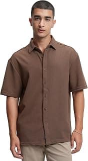 Highlander Men's Solid Loose Fit Shirt