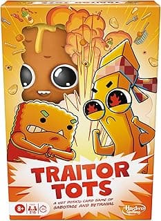 Hasbro Traitor Tots Card Game | Explosive Potato Party Card Game for Families and Adults | Ages 8 and Up | for 3 to 10 Players | 25 Mins. Average