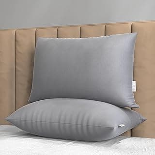 MYARMOR Height Adjustable Microfiber Pillows Set of 2 for Sleeping - 16"x24" Standard Pillow | 6 Months Warranty | 41 x 61 cm - Grey
