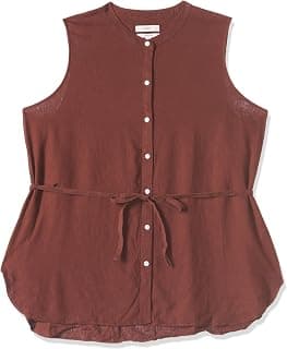 Marks & Spencer Women's Linen Regular Fit Sleeveless Top