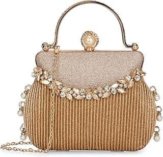 Toobacraft TOOBA Handicraft Clutch Purse For Women with Elite Design Embroidered| Bridal, Party, Wedding Sling Bag