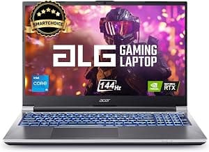 Acer ALG, 13th Gen Intel Core i5-13420H, NVIDIA GeForce RTX 3050-6GB DDR6, 16GB RAM, 512GB SSD, FHD 15.6"/39.62 cm, 144Hz, Windows 11 Home, Steel Gray, 1.99 KG, AL15G-53,Gaming Laptop