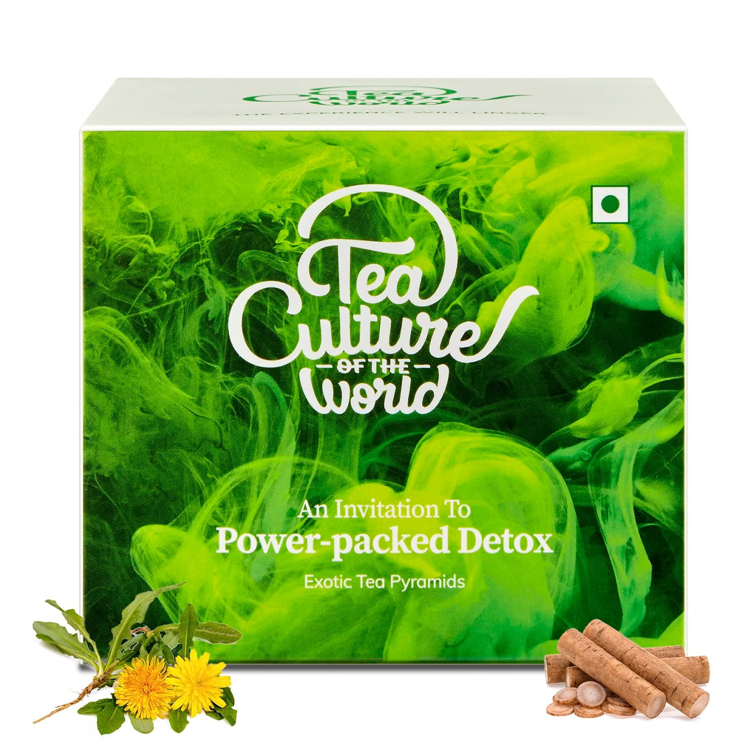 Tea Culture of The World Power Packed Detox Tea | Removes Toxins And Improve Blood Flow | Lemongrass And Ginger | Improves Digestion And Boosting Immune System, 16 Count, 32 Gram