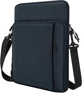 Dynotrek Tipple 11.6-13.3 inch Laptop Sleeve Bag Case Cover with Detachual Shoulder Straps Compatible with MacBook Air/Pro 13/Pro 14 M5 M4 M3 M2 M1, HP Dell ASUS Lenovo -Denim Blue