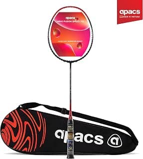 Apacs Nano Fusion Graphite Speed 722, 76g, 30LBS, Ultra Lightweight Unstrung Badminton Racket with Full