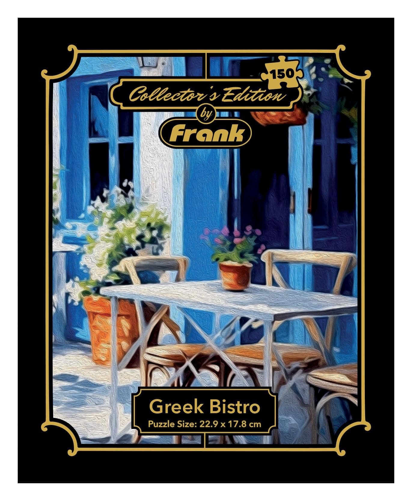 Frank Greek Bistro 150 Pieces Puzzle | Collector's Edition | Travel Friendly Mini Puzzles | Puzzles Having Realistic Illustrations | Game for Focus & Memory | for Adults & 7 Years & Above