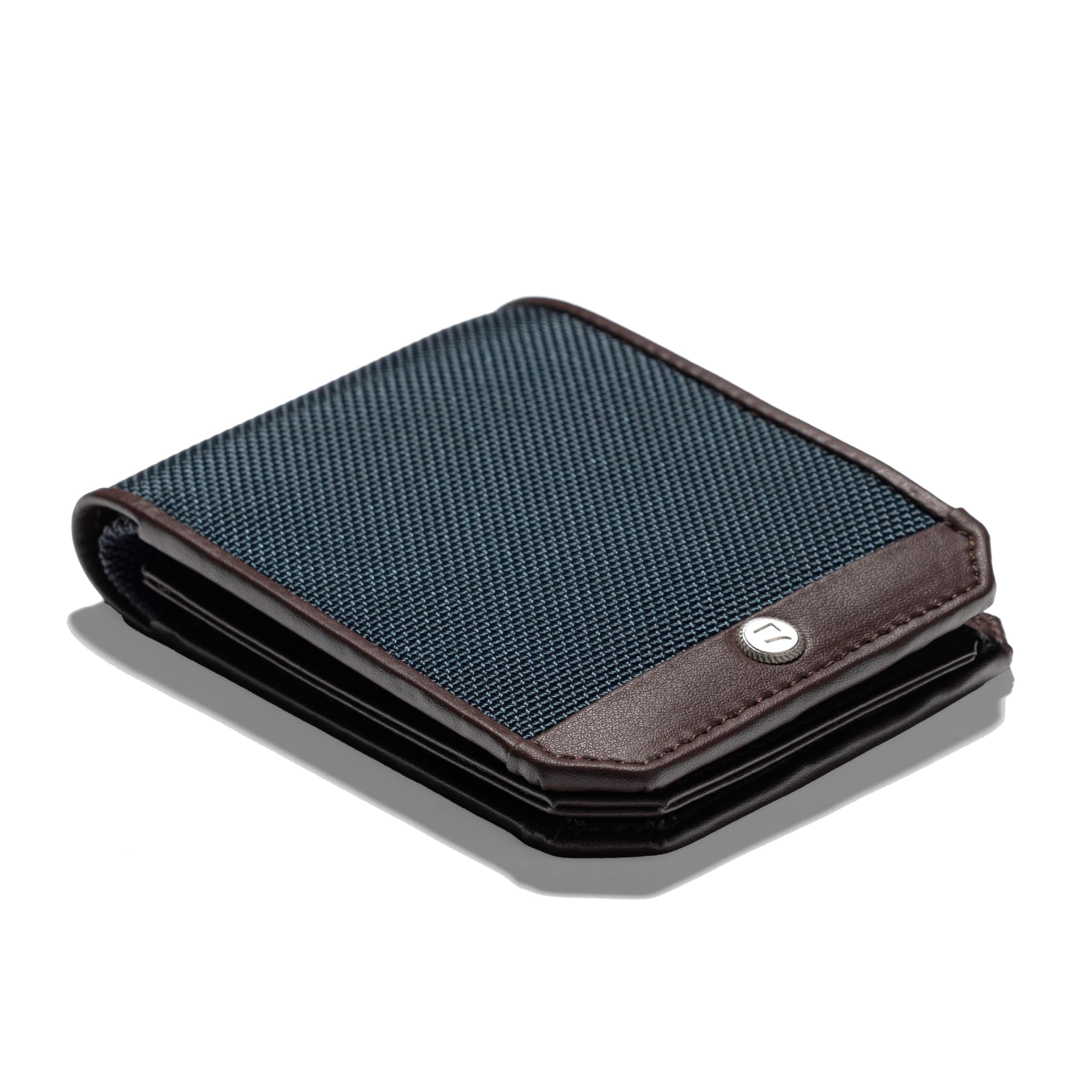 scarters Nylon Abundance Infinite Wallet for Men | RFID Protected | Mindful Microfibre | 6 Card Slots & 2 Hidden Pockets | Deep Blue