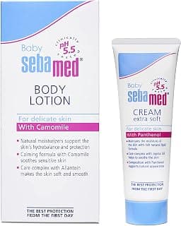SebaMed Baby Lotion, 100Ml And Sebamed Baby Cream Extra Soft, 50Ml