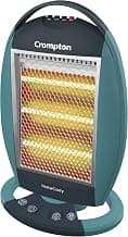 Crompton Insta Cozy 1200 Watt Halogen Room Heater with 3 Heat Settings(Grey Blue)