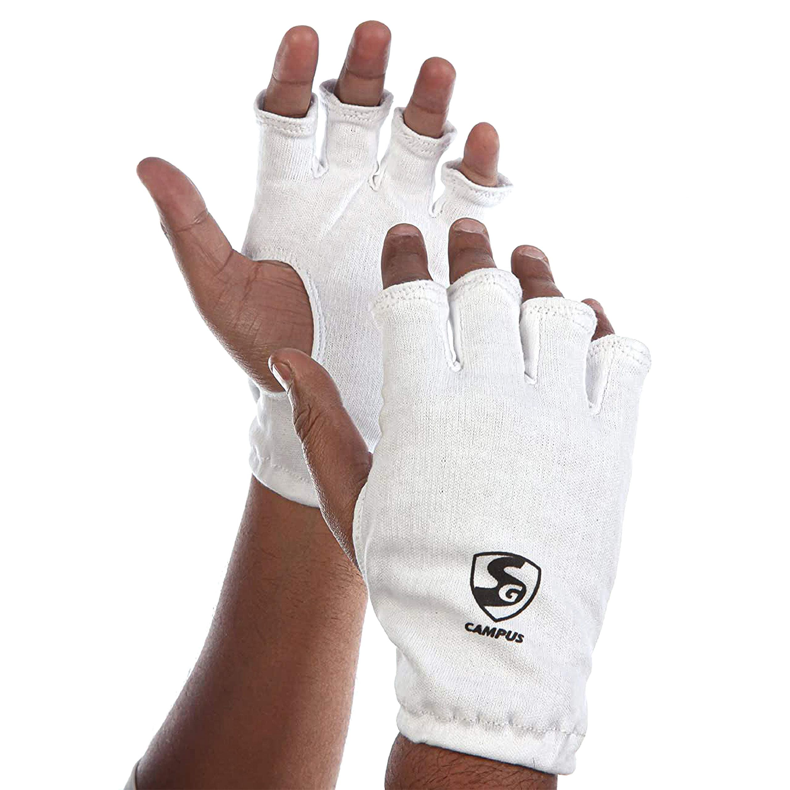 SG Cricket Campus Cotton Inner Gloves, Adult (Assorted), Standard