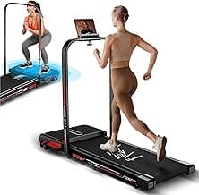 Lifelong FitPro Treadmill | 4 HP Motor | Vibration Plate | LED Display | Foldable Design | Remote Control | 110 Kg Max Weight | 8 Km/h Speed | Anti-Slip Belt | Home Gym Equipment LLTM180
