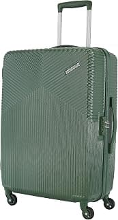 American Tourister Georgia 69 cms Medium Check-in Polycarbonate Hard-Sided 4 Spinner Wheels Luggage/Suitcase/Trolley Bag (Forest Green)