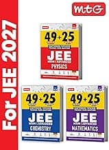 MTG 49 + 25 Years (2026-2002) JEE Main and Advanced (2026-1978) PYQ Book Physics, Chemistry & Mathematics (Set of 3) | Chapter-wise Topic-wise Solved Papers with Free Smart Book For 2027 Exam