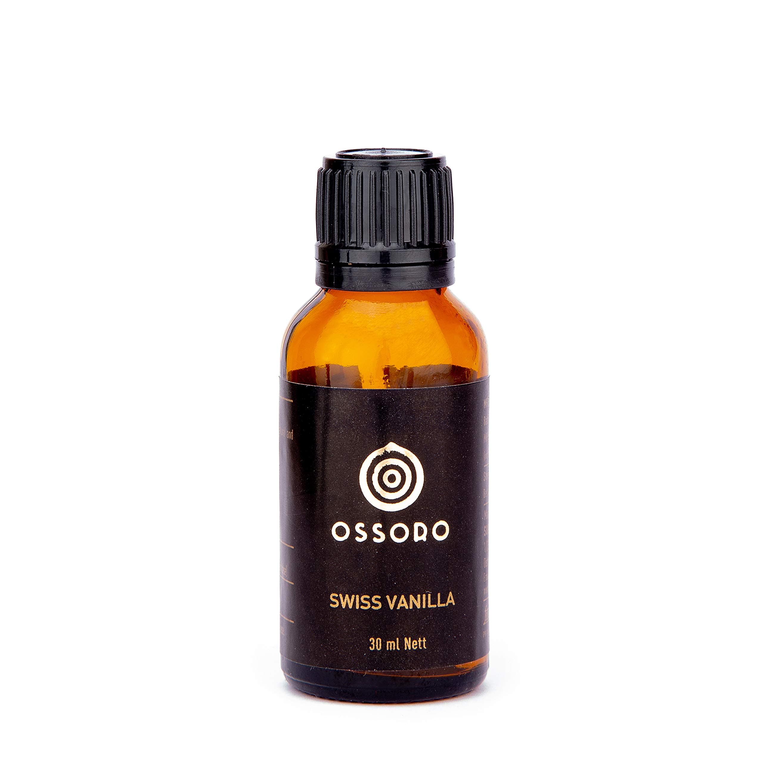 Ossoro Swiss Vanilla Essence for Cake, 30 ml Glass Bottle | Premium Baking Essence for Desserts, Cookies, Ice Creams, Syrups, Beverages & Baking Essentials