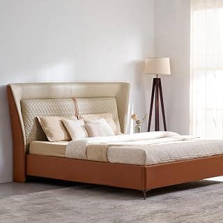 Home Centre Tiffany | Engineered Wood | Hydraulic Storage | Queen Beds | Brown | 1 Year Warranty