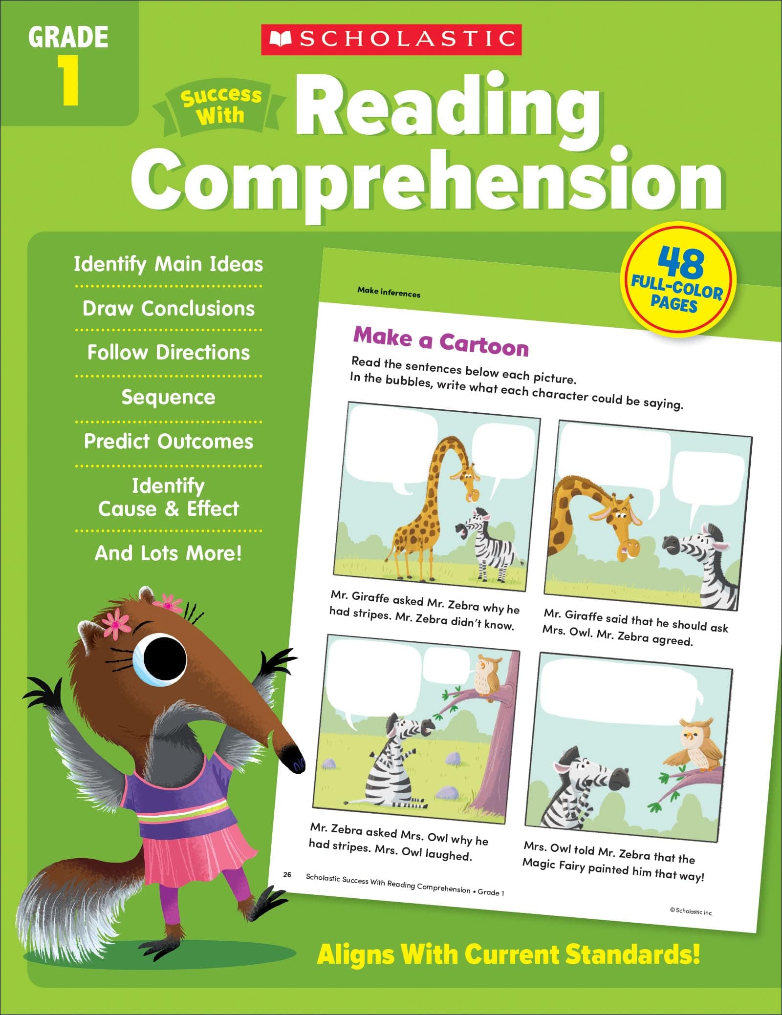 Scholastic Success with Reading Comprehension Grade 1