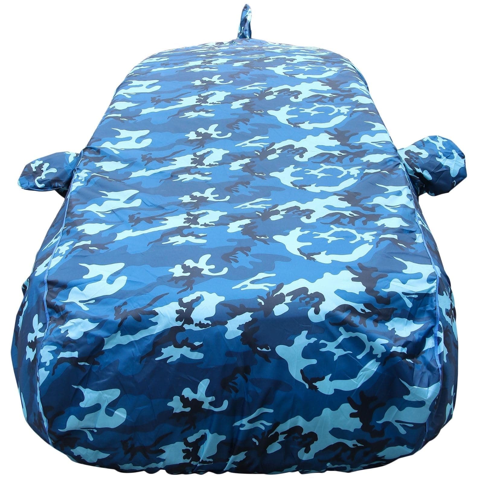 Autofact 100% Waterproof Car Body Cover Compatible with Hyundai Venue (2019 to 2022), with Mirror and Antenna Pockets,4x4 American Matty, Long Lasting Durable Material, Camouflage Airforce Look