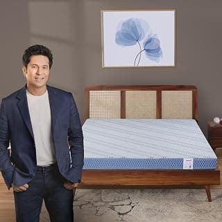 Livpure Smart Lumbar HR Foam Mattress| 3D Sleeptech Zones | Advanced Support with ComfortScience Tech| High GSM Certified Zipper Fabric| Queen Bed (72x60x4) inch, 5 Years Warranty