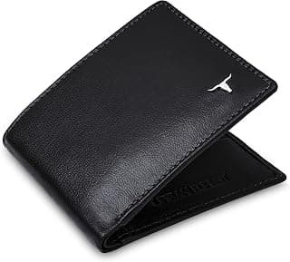 URBAN FOREST George Black Leather Wallet for Men