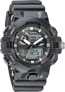 SF Hustler Analog-Digital Dial Men's Watch with Night Vision Backlight, Dual time & Alarm Feature Manufactured by Titan Company Ltd