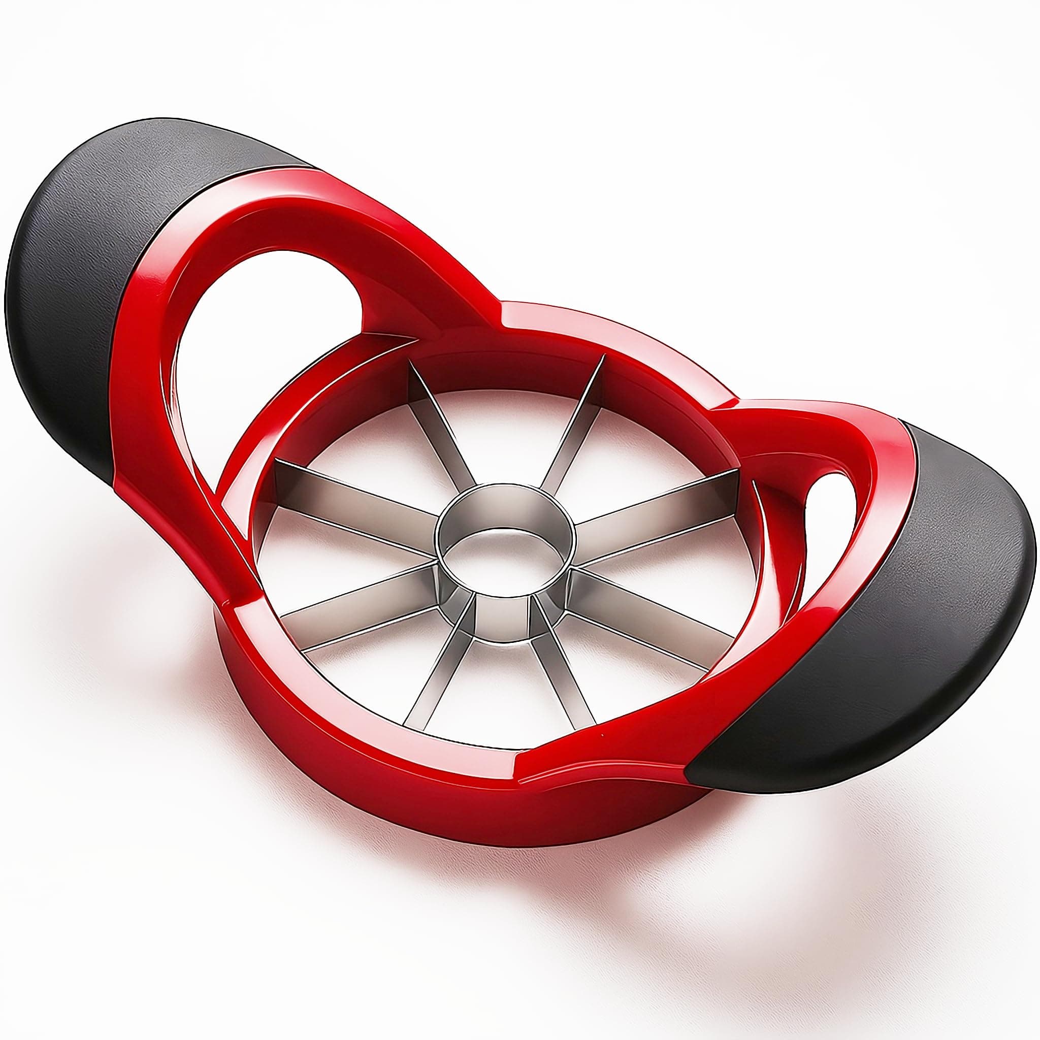 Top Chef Apple Slicer & Corer – Slice & Core Apples in One Press | 8 Stainless Steel Blades with Easy-Grip Handles