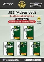 Cengage Mathematics Combo for JEE Advanced: Algebra + Calculus + Coordinate Geometry + Trigonometry + Vectors & 3D Geometry Set of 5 Books with Chapterwise Concept Videos & Online Assessments