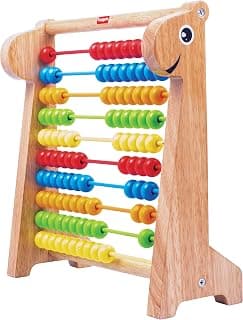 Giggles Abacus, Multicolour Wooden Educational Toy, Early Math Skills, 3 Years & Above, Preschool Toys, Multicolor