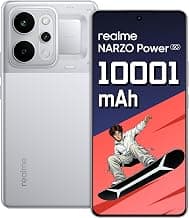 realme NARZO Power 5G (Titan Silver,8GB+256GB) 10001mAh Power. Stay Unstoppable. | 144Hz Curved+ AMOLED Display | Revolutionary Dual-Chip System | 50MP Sony OIS Camera