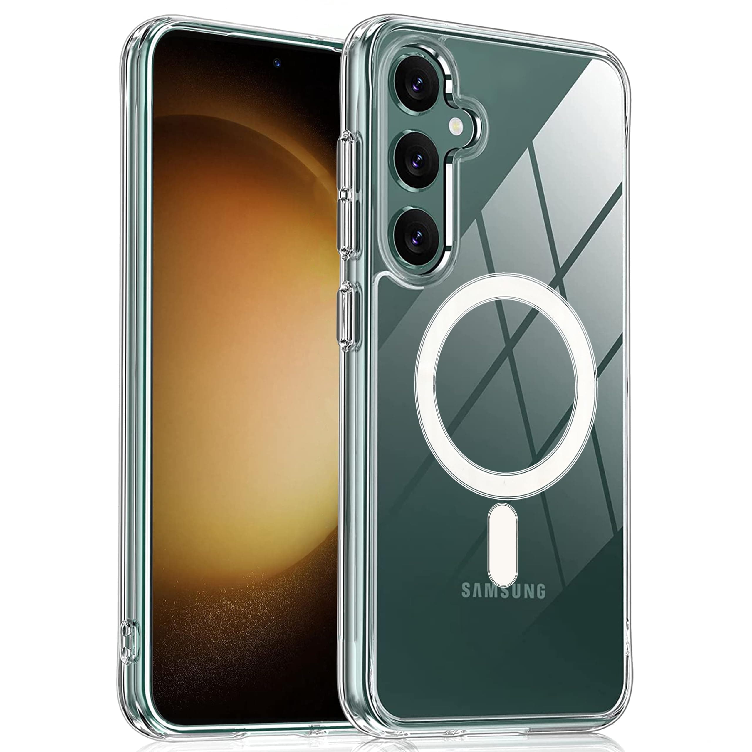 amazon basics Back Case Cover for Samsung Galaxy A35 5G | Compatible for Samsung Galaxy A35 5G | Scratch-Resistant | Clear