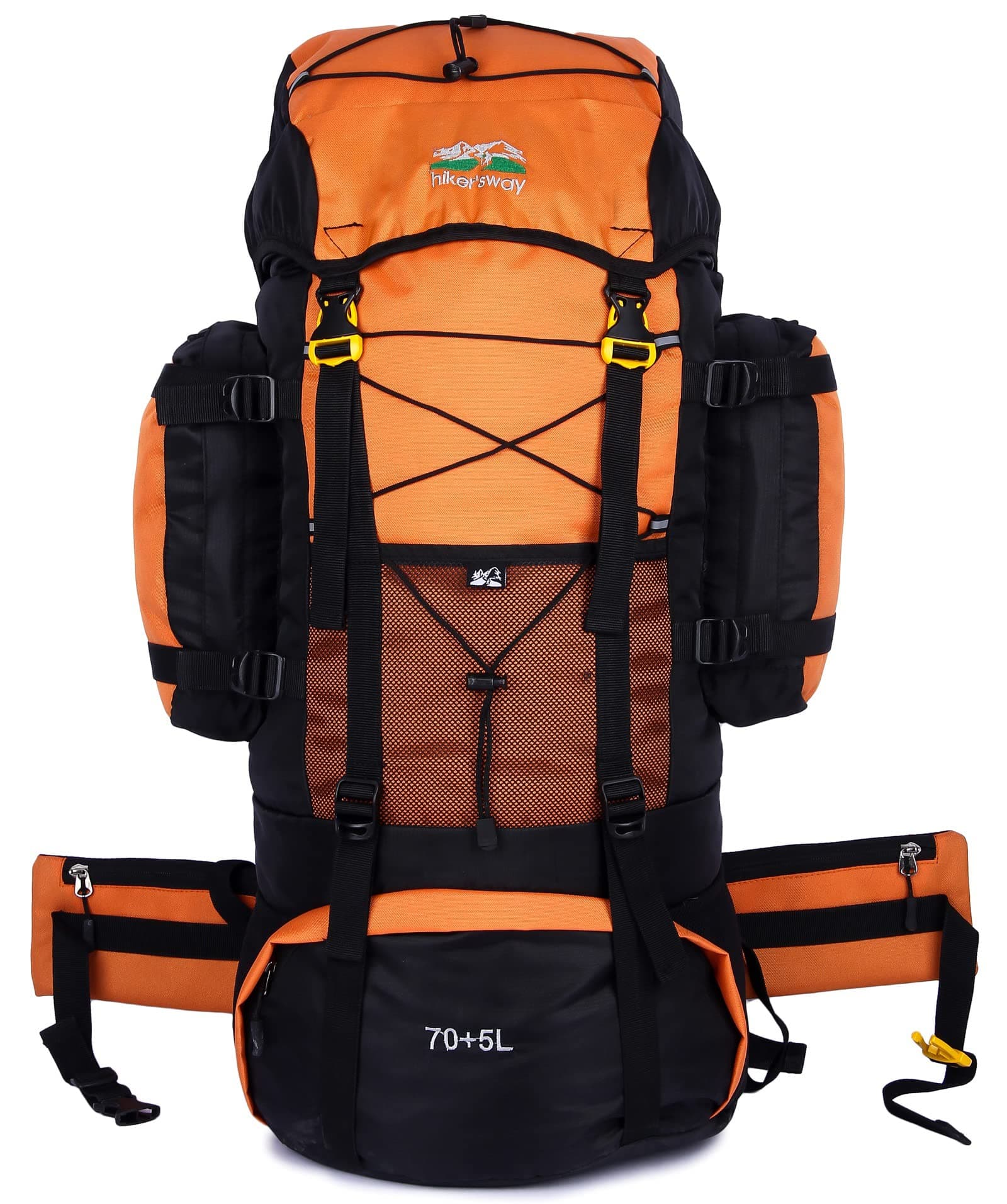 hiker's way 75 Litres Rucksack backpacks Travel Bag Hiking Bag Trekking bags with waterproof compartment (HW-7503)