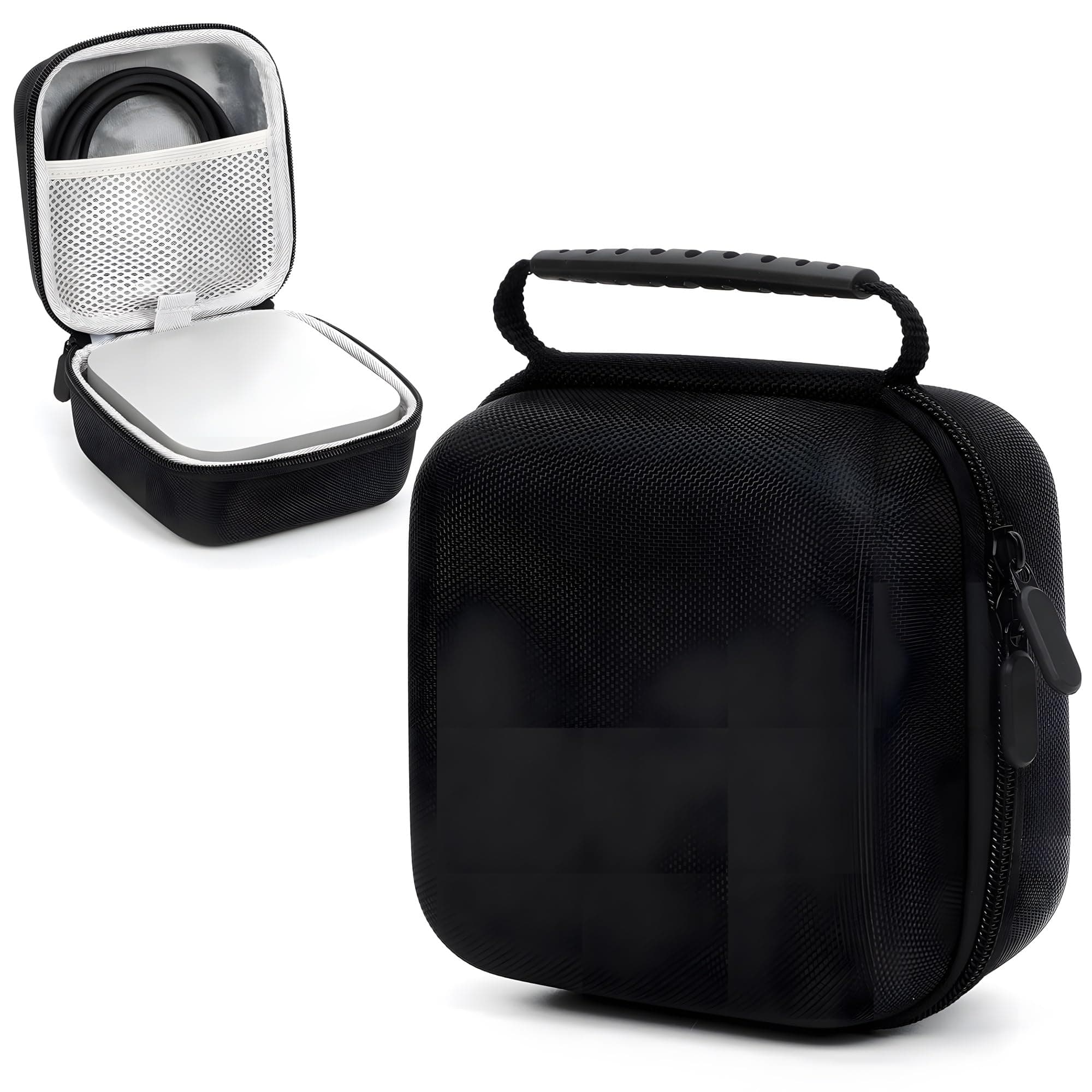 24x7 eMall Hard Carry Case Compatible with Mac mini M4 Series Desktop Computer Hard Shell Carrying Case, Protective Travel Case Storage Bag- 16 Cm x 16 cm x 9.5 Cm EVA