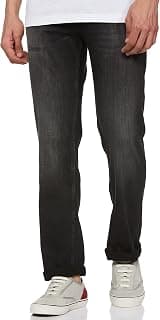 Pepe Jeans Men's Regular Fit Mid Rise Holborne Mid Waist Straight Leg Jeans