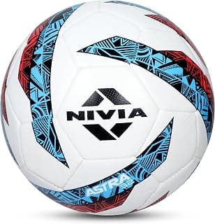 Nivia ASTRA-32 Football, Training Ball, 32 Panels, Soft Touch TPU Cover, Butyl Threadwounded Bladder, As per FIFA Basic Standards, to Play on Both Natural and Artificial Grass