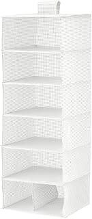 Ikea Stuk Rectangular Storage with 7 compartments (White/Grey, 30x30x90 Cm).