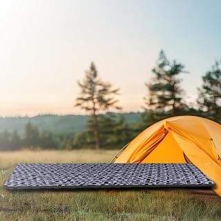 Sleepwell Travel Mattress 1 Inch | Single Bed Mattress | Triple-Layer Quiltec Quilting | Polyester Knitted Fabric | Extra Soft | Multi-Purpose | Light Weight | Easy-to-Store | 72X30X1 | 1 Yr Warranty
