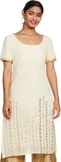 Indya Women's Georgette Regular Fit Kurta