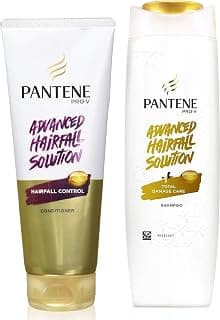 Pantene Advanced Hair Fall Solution Anti Hair Fall Conditioner, 200 ml & Pantene Advanced Hair Fall Solution Total Damage Care Shampoo, 180 ml