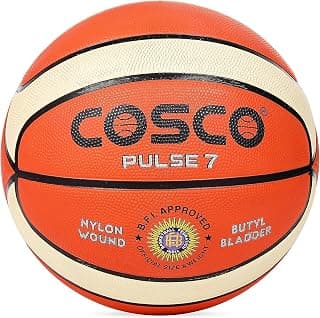 Cosco Rubber Pulse Basketball, Size 7 , Multicolor